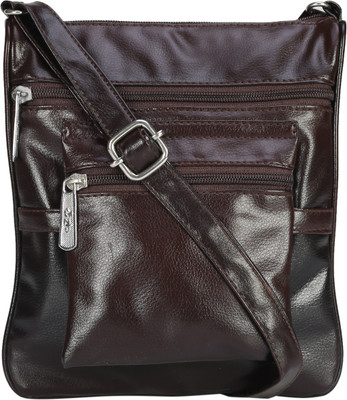 Indian Fashion Women Formal Red Leatherette Sling Bag