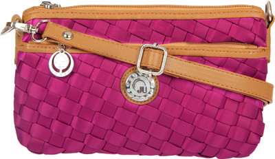 

aaradhya creations Girls Casual Purple PU Sling Bag