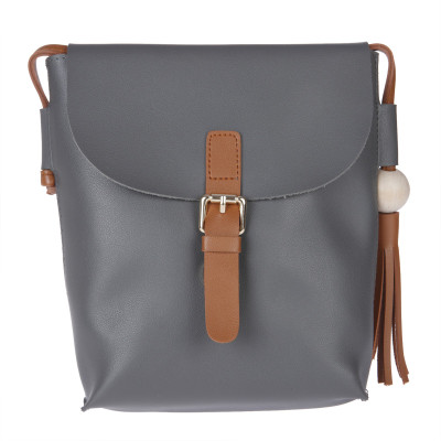

Fur Jaden Women Casual Grey PU Sling Bag
