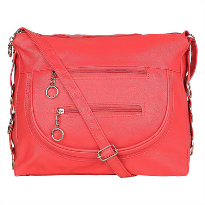 Anushka Collection Women Casual Red PU Sling Bag