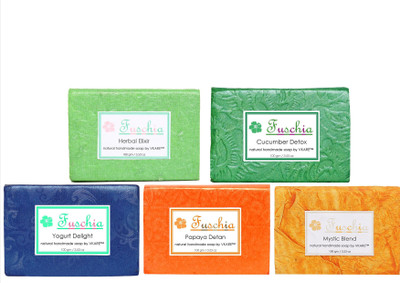 

Fuschia Set of 5 Natural Handmade Herbal - HS4(500 g, Pack of 5)