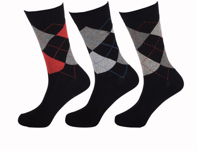 Tuscanny Men Mid-Calf/Crew(Pack of 3)