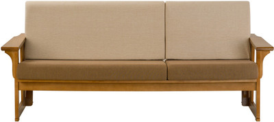 

Dovetail Mission Fabric 3 Seater Sofa(Finish Color - Teak)