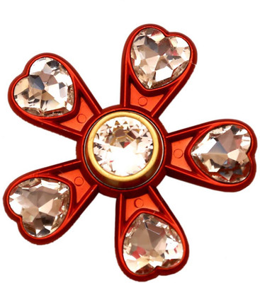 

Montez 6 Diamond Full Metal High Speed Fidget Spinner Toy(Multicolor)