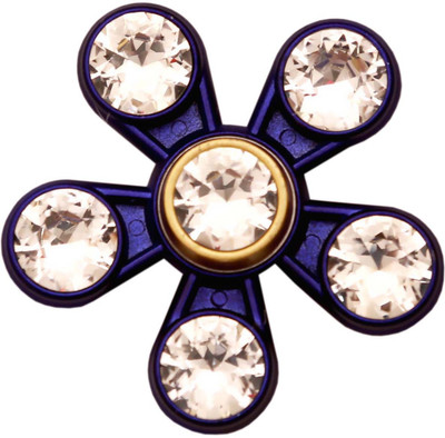

Montez 6 Diamond High Speed Metal Fidget Spinner Toy (blue)(Multicolor)