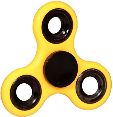 

Montez High Speed Yellow Metal Tip Fidget Spinner Toy(Multicolor)