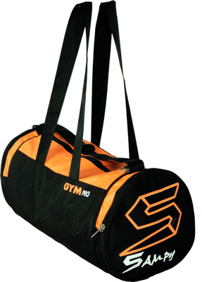 

sampy gym pro gym bag(Black, Kit Bag), Black orange