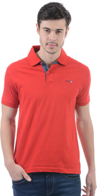 

Pepe Jeans Solid Men' Polo Neck Red T-Shirt