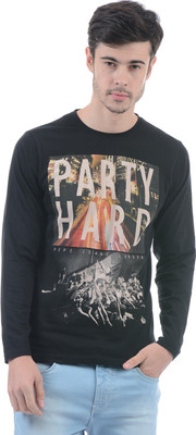 

Pepe Jeans Printed Men's Round Neck Black T-Shirt