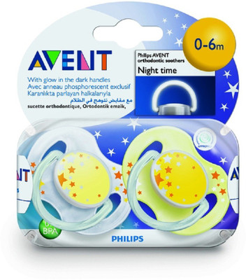 

Philips Avent NightTime Soother(Blue, White)