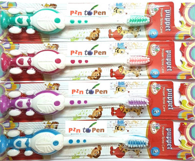 

Pin to Pen Doremon Kids Toothbrush(Pack of 4)