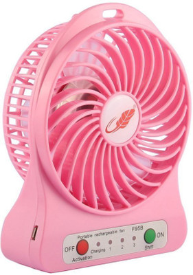 

ShopAis Assorted Color PORFAN01 USB Fan(Pink)