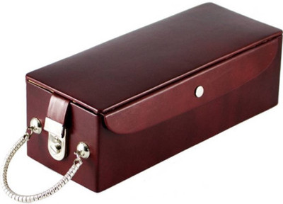 

Xperience Awesome 5TJB Locker Box, Jewellery Box, Storage, Safe, Multi Layered Vanity Box(Dark Tan, Rich Maroon)