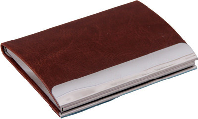 

U. R. GOD Leather Business / Visiting / ATM 20 Card Holder(Set of 1, Brown)