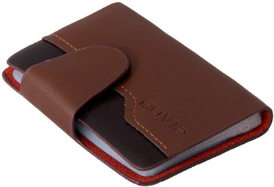 

U. R. GOD Boys Brown Artificial Leather Card Holder(1 Card Slot)