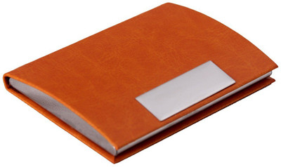 

U. R. GOD Men Orange Artificial Leather Card Holder(1 Card Slot)