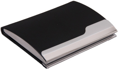 

U. R. GOD Men Black Artificial Leather Card Holder(1 Card Slot)