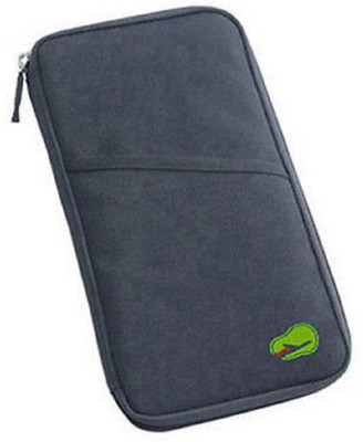 

Italish Men Grey Canvas Document Holder(12 Card Slots)