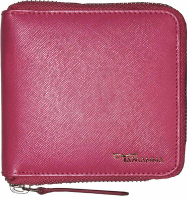 

Tamanna Men Pink Genuine Leather Wallet(8 Card Slots)
