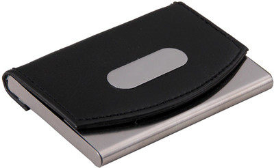 

U. R. GOD Girls Black Artificial Leather Card Holder(1 Card Slot)
