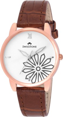 SWISSTONE VOGLR040-WHT-BRW VOG Watch  - For Women   Watches  (Swisstone)