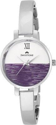 SWISSTONE JEWELS069-SLVPRPL JEWELS Watch  - For Women   Watches  (Swisstone)