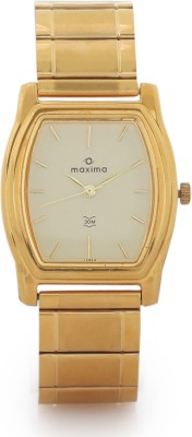 Maxima 14752CPGY Mac Gold Analog Watch  - For Men   Watches  (Maxima)