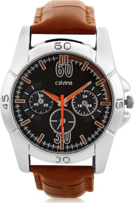 Calvino CGAS-176071_TAN_BLK Watch  - For Men   Watches  (Calvino)