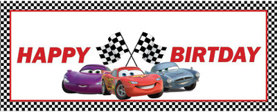 

PARTY PROPZ CAR BIRTHDAY DECORATION/ BACKDROP WALLPAPER 5FT*7FT/CAR PARTY SUPPLIES Banner(5 ft, Pack of 1)