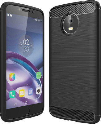 Golden Sand Back Cover for Motorola Moto E4 Plus(Black, Shock Proof)
