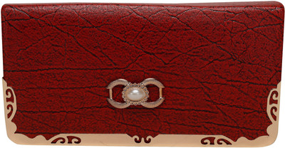 ZUBERI COUTURE Casual Red Clutch