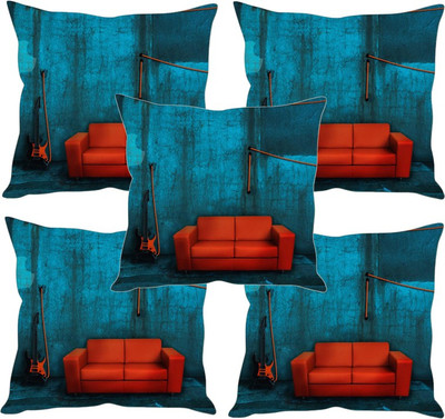 

Sleep Nature's Printed Cushions Cover(Pack of 5, 30.63 cm*30.63 cm, Multicolor)
