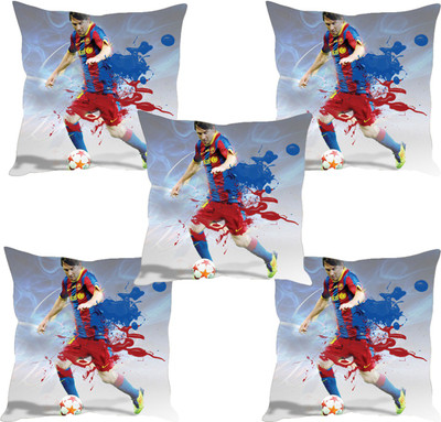 

Sleep Nature's Abstract Cushions Cover(Pack of 5, 40.63 cm*40.63 cm, Multicolor)