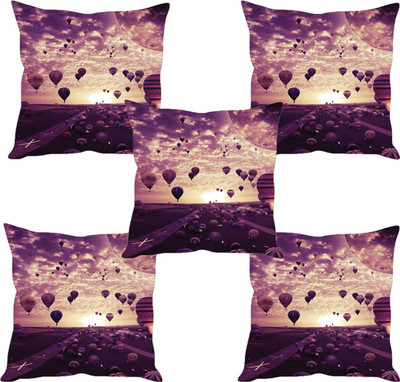 

Sleep Nature's Abstract Cushions Cover(Pack of 5, 40.63 cm*40.63 cm, Multicolor)