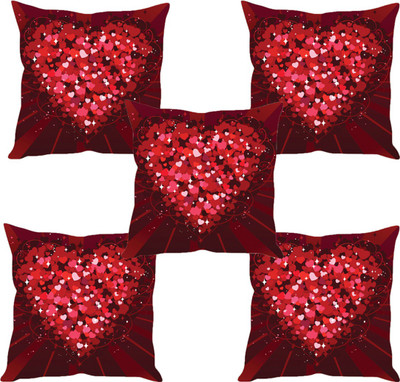 

Sleep Nature's Abstract Cushions Cover(Pack of 5, 40.63 cm*40.63 cm, Multicolor)