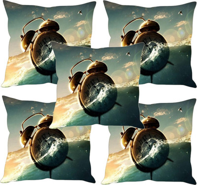 

Sleep Nature's Printed Cushions Cover(Pack of 5, 30.63 cm*30.63 cm, Multicolor)
