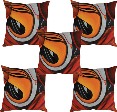

Sleep Nature's Abstract Cushions Cover(Pack of 5, 30.63 cm*30.63 cm, Multicolor)