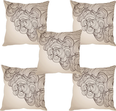 

Sleep Nature's Abstract Cushions Cover(Pack of 5, 40.63 cm*40.63 cm, Multicolor)