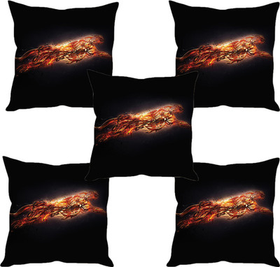 

Sleep Nature's Abstract Cushions Cover(Pack of 5, 40.63 cm*40.63 cm, Multicolor)
