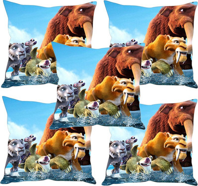 

Sleep Nature's Printed Cushions Cover(Pack of 5, 30.63 cm*30.63 cm, Multicolor)