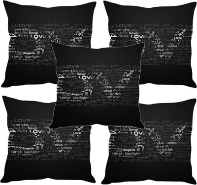

Sleep Nature's Printed Cushions Cover(Pack of 5, 40.63 cm*40.63 cm, Multicolor)
