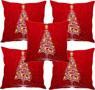 

Sleep Nature's Printed Cushions Cover(Pack of 5, 30.63 cm*30.63 cm, Multicolor)