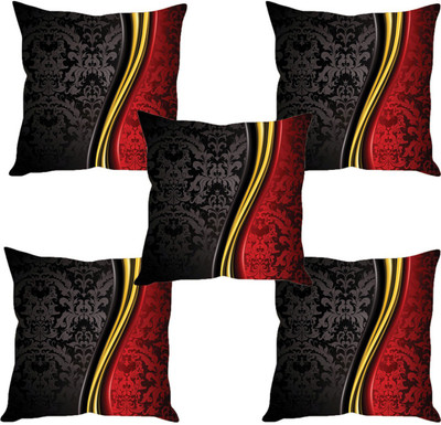 

Sleep Nature's Abstract Cushions Cover(Pack of 5, 30.63 cm*30.63 cm, Multicolor)