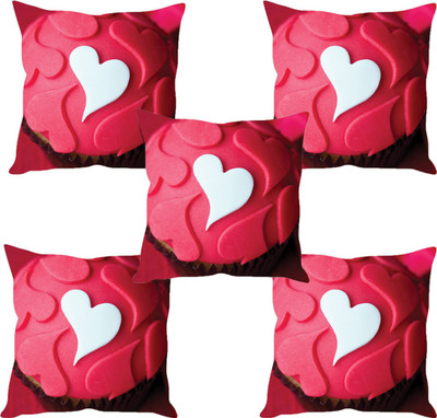

Sleep Nature's Abstract Cushions Cover(Pack of 5, 40.63 cm*40.63 cm, Multicolor)
