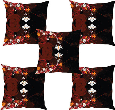 

Sleep Nature's Abstract Cushions Cover(Pack of 5, 30.63 cm*30.63 cm, Multicolor)
