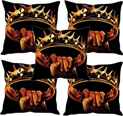 

Sleep Nature's Printed Cushions Cover(Pack of 5, 30.63 cm*30.63 cm, Multicolor)