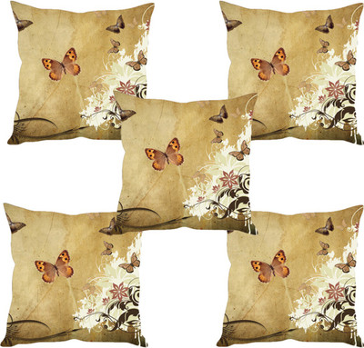 

Sleep Nature's Abstract Cushions Cover(Pack of 5, 40.63 cm*40.63 cm, Multicolor)