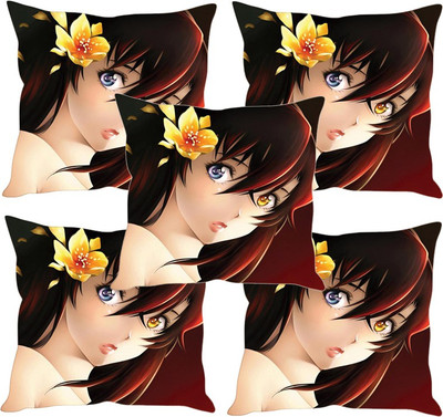 

Sleep Nature's Printed Cushions Cover(Pack of 5, 40.63 cm*40.63 cm, Multicolor)