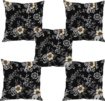 

Sleep Nature's Abstract Cushions Cover(Pack of 5, 30.63 cm*30.63 cm, Multicolor)