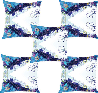 

Sleep Nature's Abstract Cushions Cover(Pack of 5, 30.63 cm*30.63 cm, Multicolor)